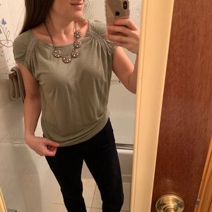 J.Crew Drapey Short Sleeve Top